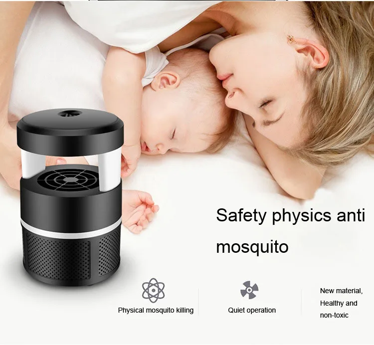 
USB Electric Flying Insect Pest Repeller Control Mosquito Killer Lamp For Room 