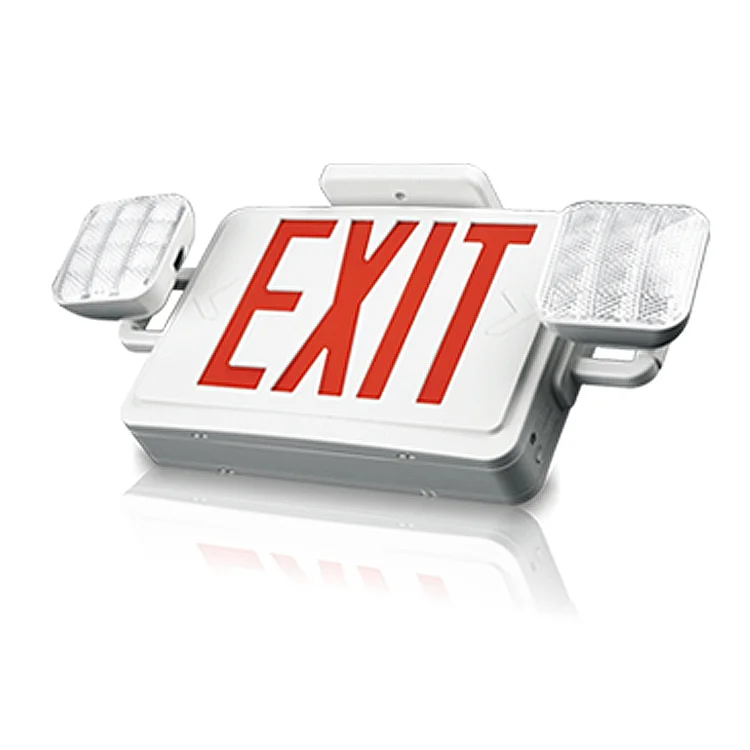 LED emergency exit sign with combo JLEC2BCW-B