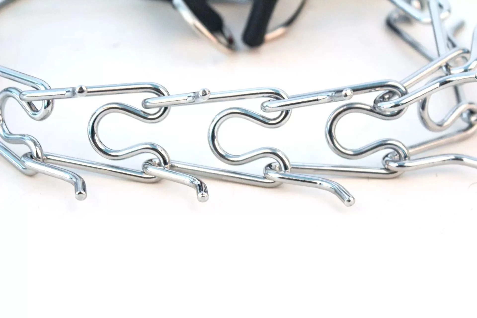 
Heavy Duty Personalise Dog Prong Chain Collar Anti Rust Pet Choke Collar for Dogs 