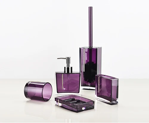 China factory top quality modern style eco-friendly plastic bathroom toilet accessories set for sale Goods for bathroom