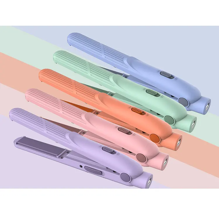 Cheap price ceramic tourmaline ionic stylish mobile hair flat iron hair straightening machine mini USB fast hair straightener