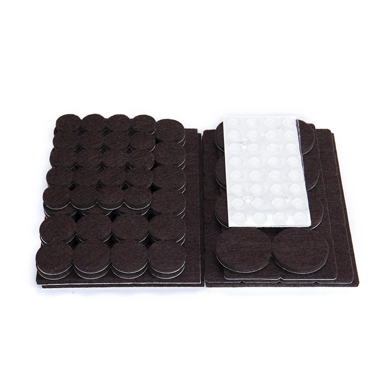 hot seller recycled anti skid square shape moving slider felt furniture legs table leg covers
