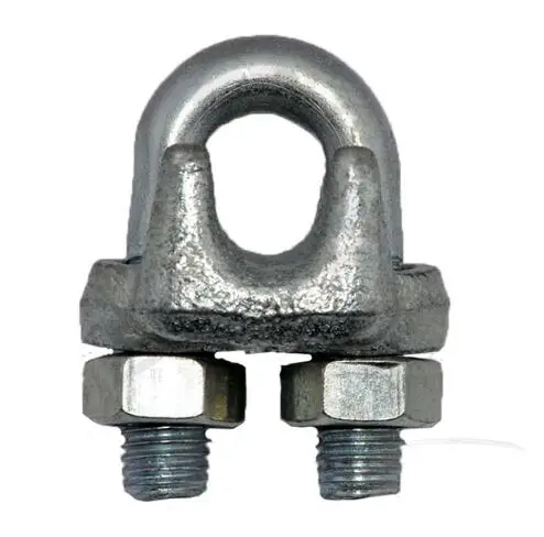 China DIN741 Galvanised Wire Rope Grips for Sale