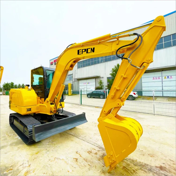 CE EPA Engine Multi-Function Agricultural Construction 6 ton excavator heavy machinery Household 7.5 ton Digging Equipment