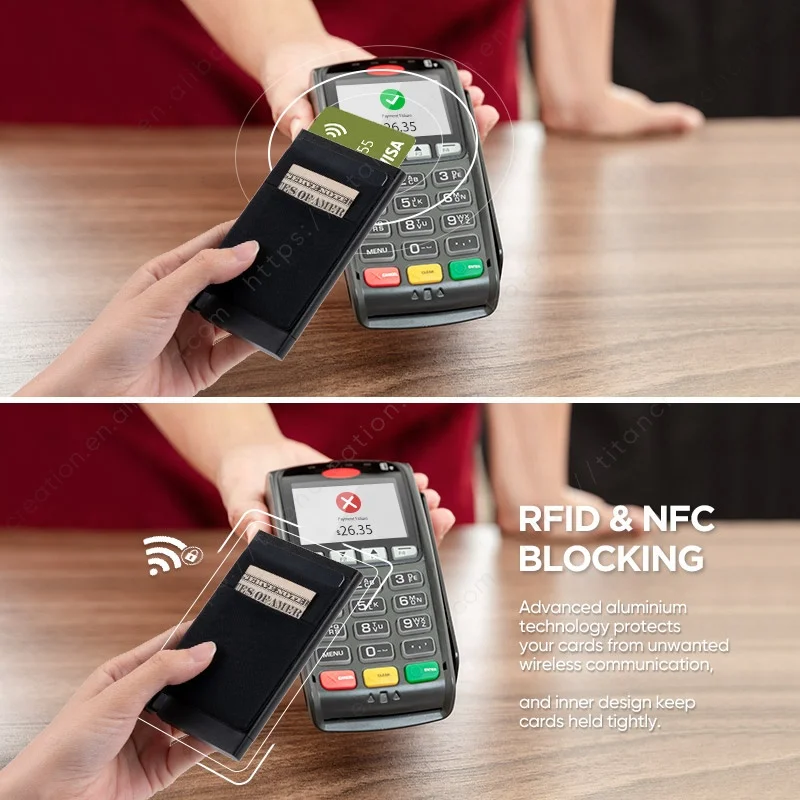 Manufacturer Supplier Good Price Credit Card Holder Slim Wallet Minimalist Wallet Pop Up Card Holder