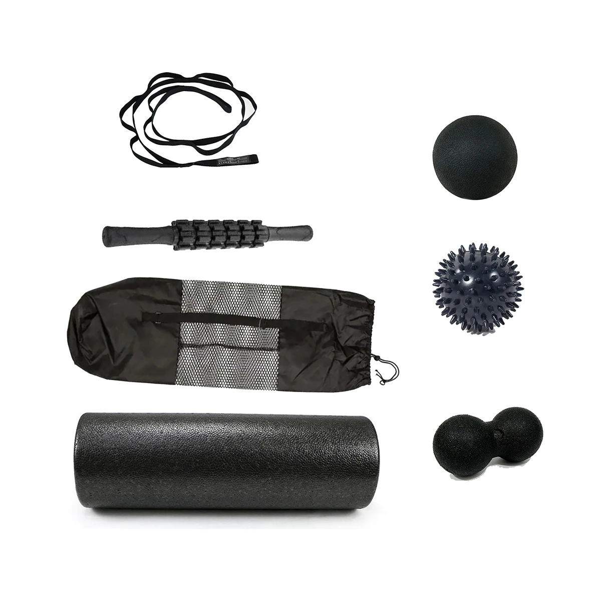 Hot Sell Sales Eco-friendly Fitness Equipment Yoga Column Foam Roller Set Pilates Yoga Roller Set
