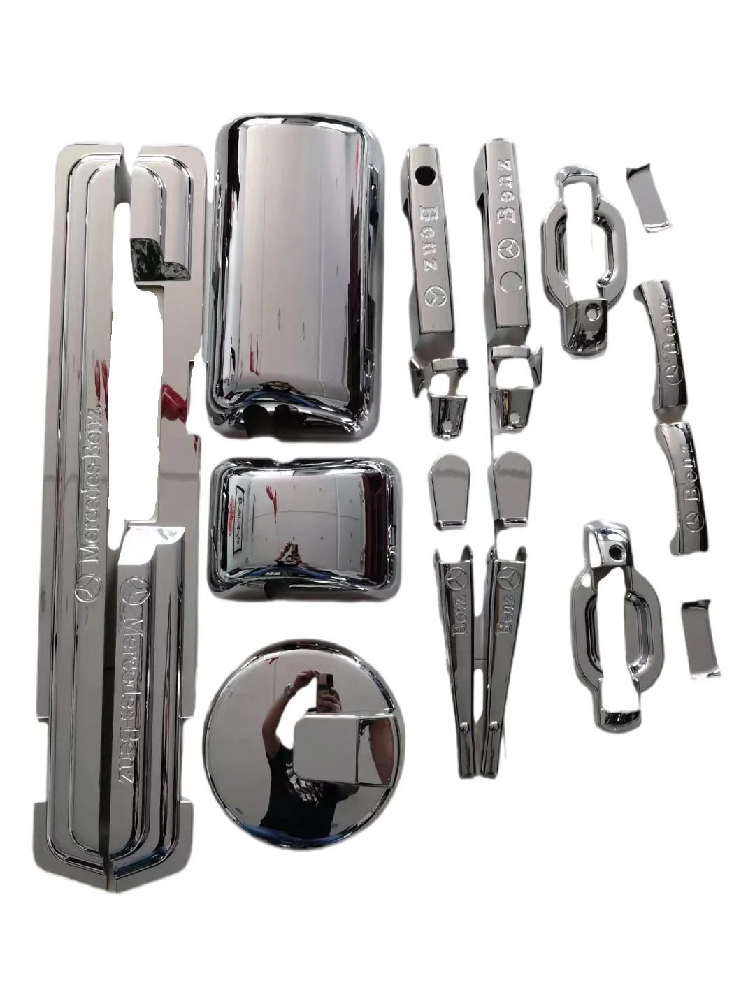 Truck Mirror Plating Decorative Silver Shell Guard