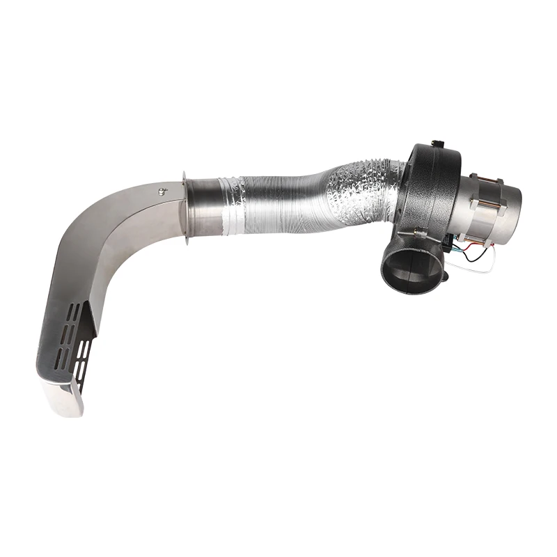 PINNOVO Commercial Indoor Korean Bbq Grill Tube Pipe burner for Charcoal Smokeless Grills for Restaurant Table Top Exhaust Pipes