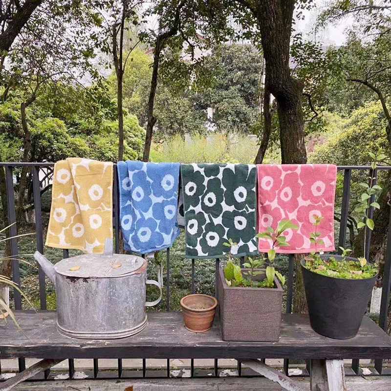 Wholesale Long-staple Cotton Terry Jacquard Gift Face Towel Set