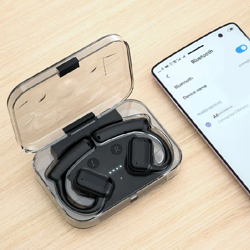 2022 New Original Fast pairing Open ear Blue tooth 5.3  Headphones earbud earphone with Charging Case
