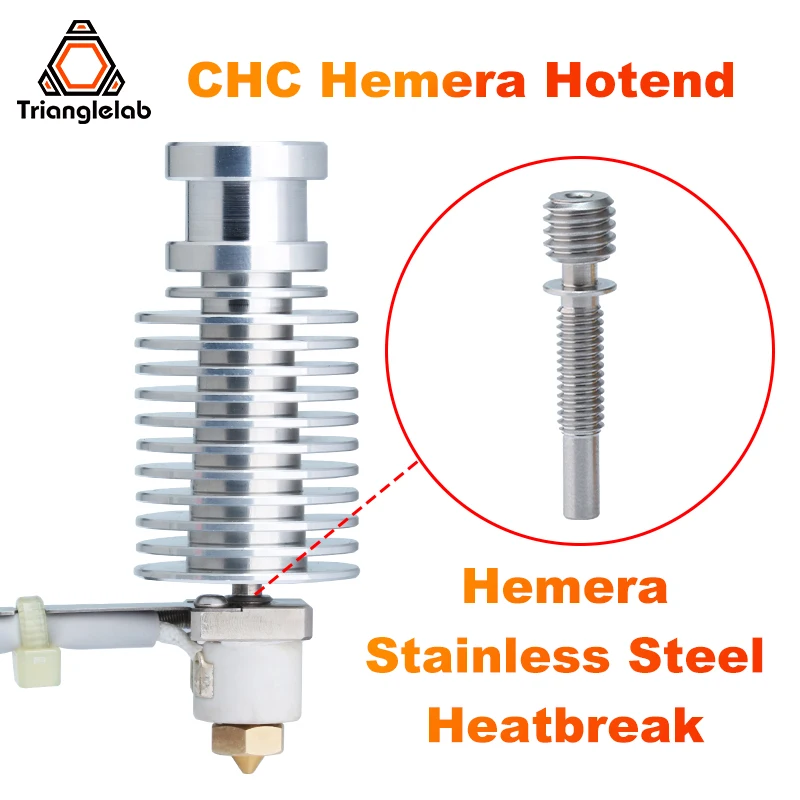 Trianglelab CHC Hemera Hotend ceramic heating core quick heating for DDE KIT ender 3 V6 hotend CR10 v3 mk3s 3d printer upgrade