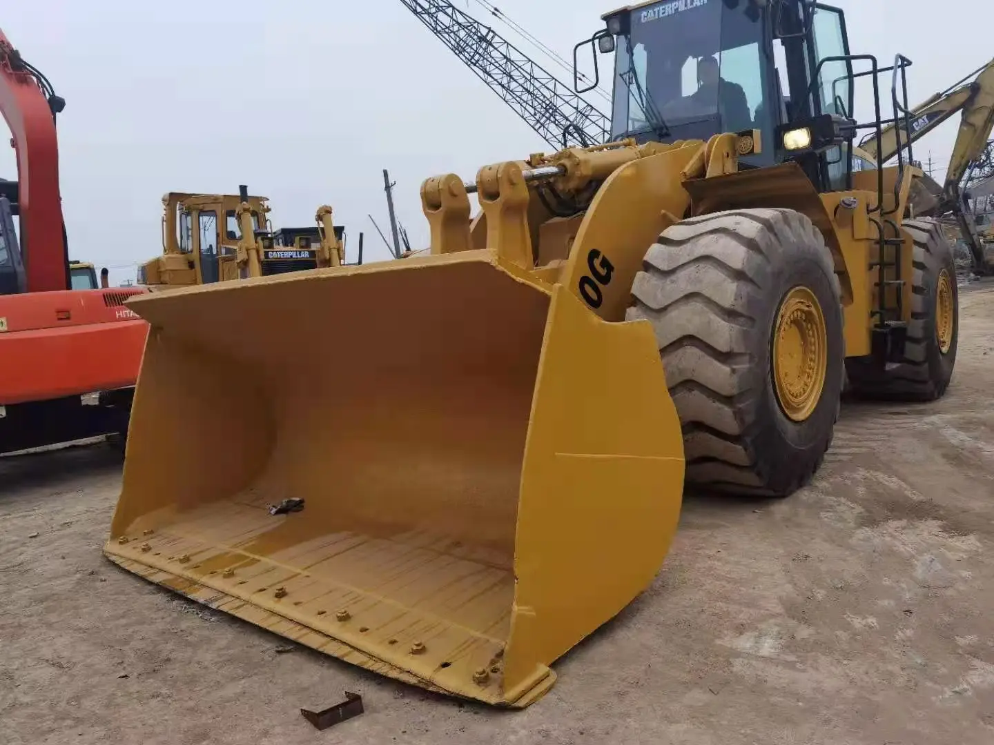 Second hand CAT 980G wheel loader for sale hydraulic wheel loader machine 980 966 in good condition cat 980g used wheel loaders
