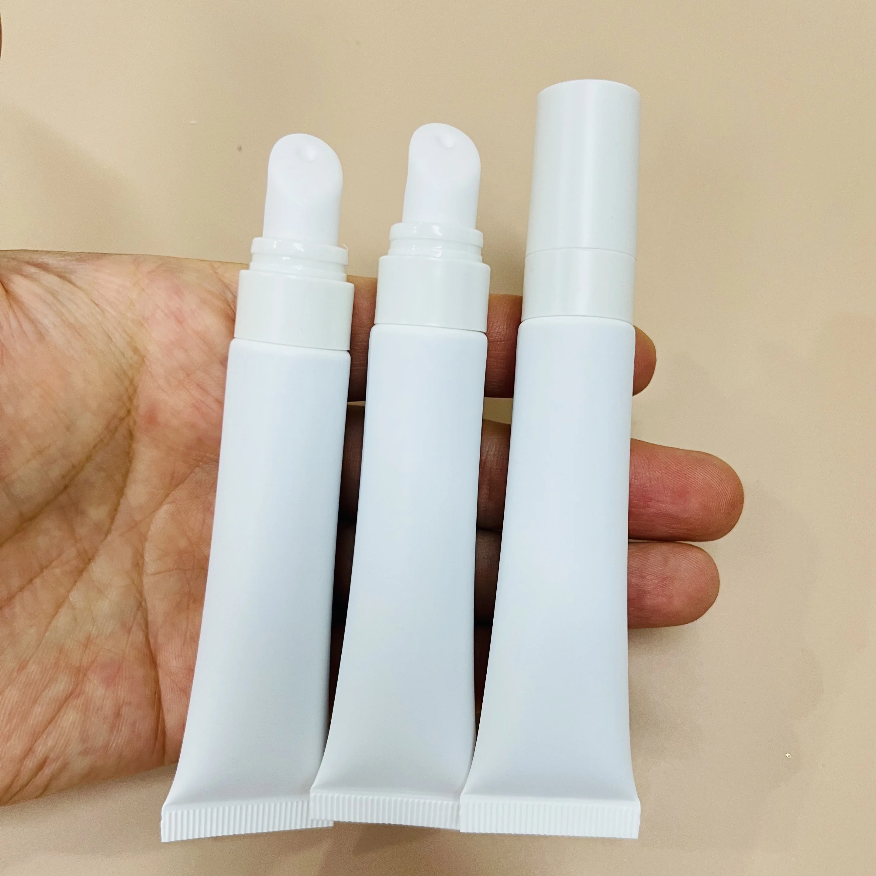 New arrivals white packaging custom logo glossy lip butter balm private label