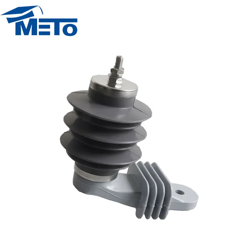 Low price 11kv 10ka Polymer type silicone rubber Surge lightning arrester arrestor without gaps