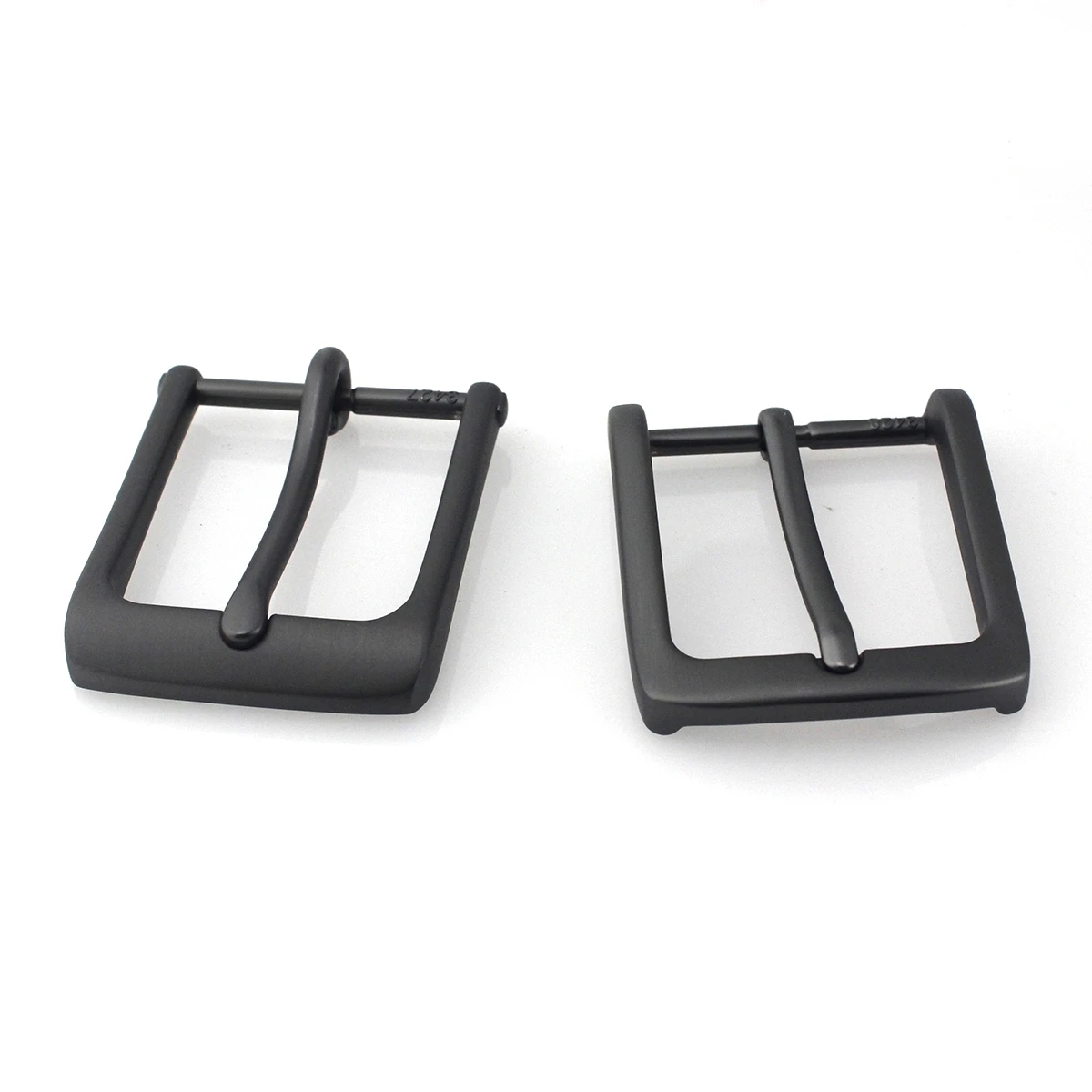 Metal Belt Buckle 35mm Matte Black Single Pin Buckle Jeans Waistband Buckles For 32mm-34cm Belt Leather Craft Accessories