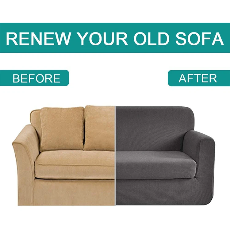 
Spandex Sofa Sofa Covers Elastic Stretch Couch Slipcover For Cushion and Sofa Separate 