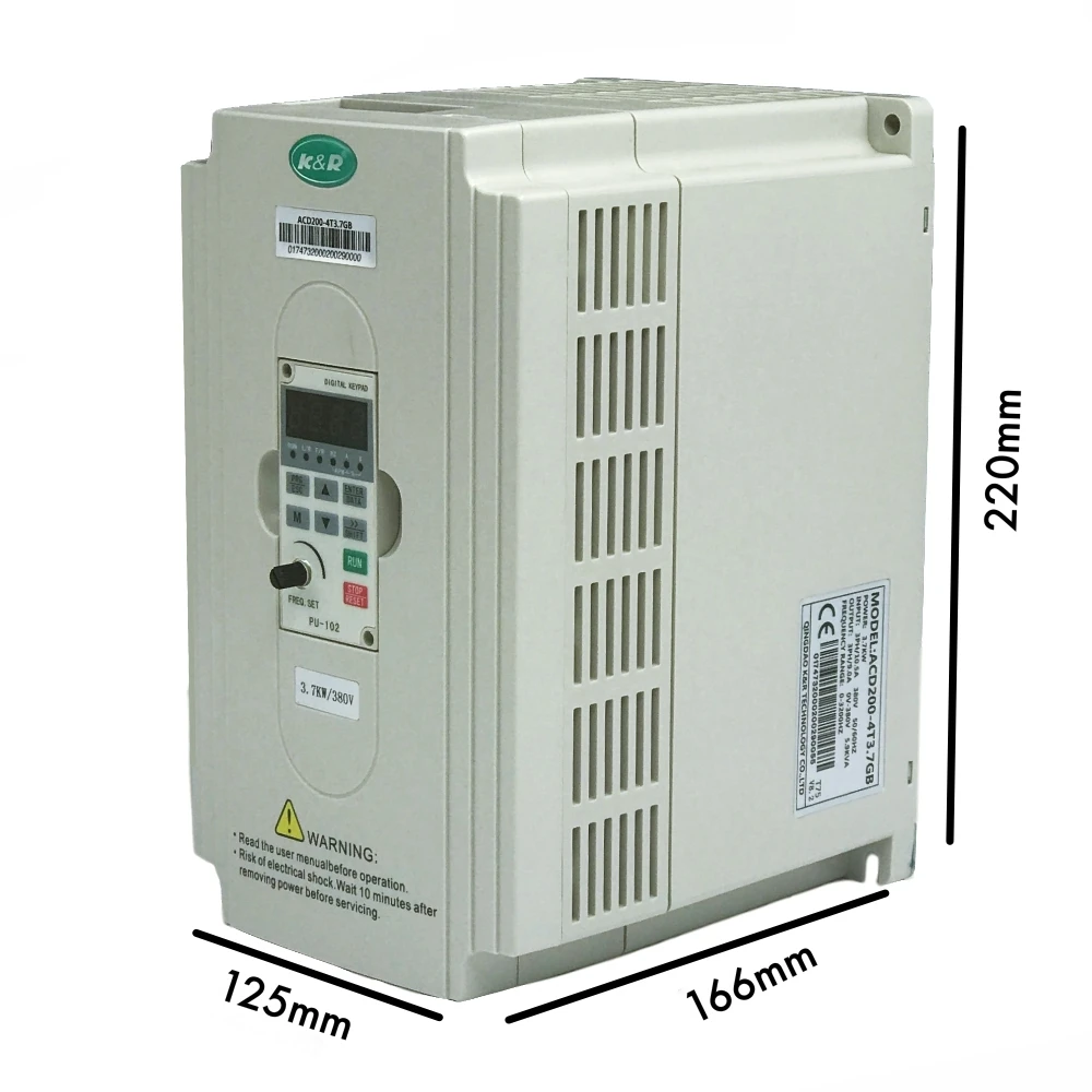 ACD260 Series 3.7 KW 3 phase vvvf drive ac drive VFD for AC motor