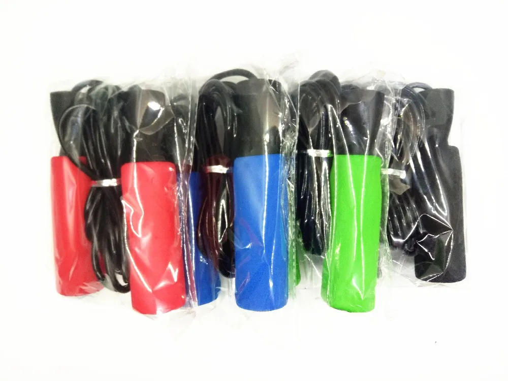 Home fitness Durable Long Handle Skipping Rope With Logo