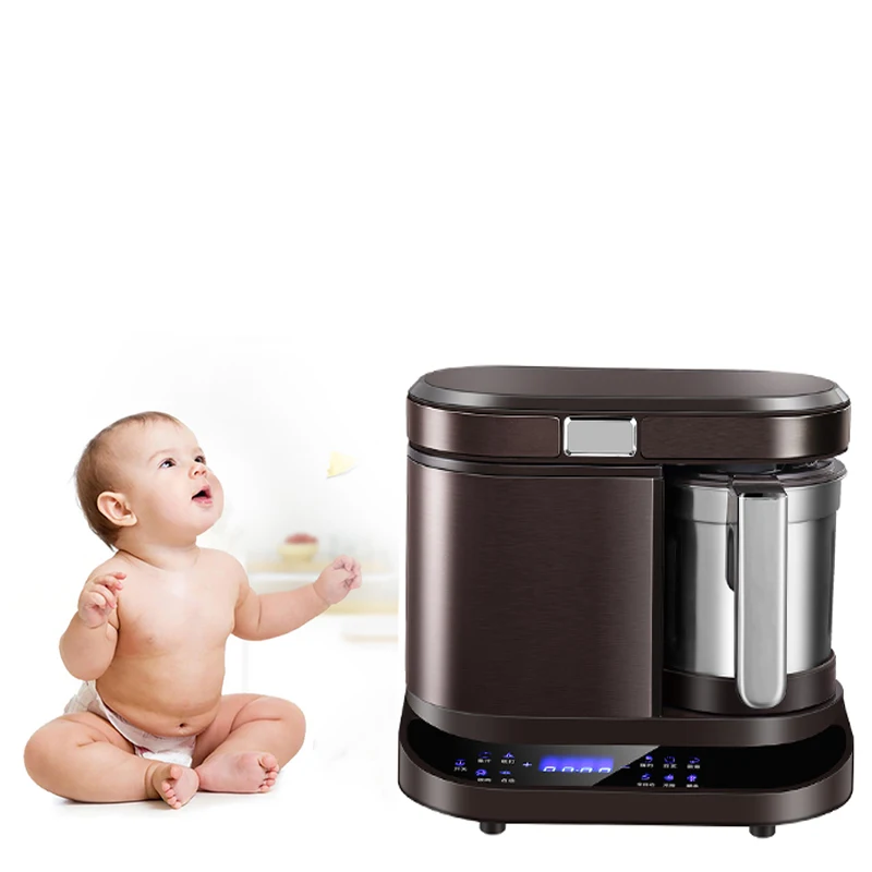 2022 new multifunctional stainless steel 304 automatic detachable water tank baby food processor