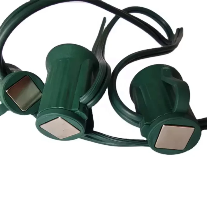C9 Christmas Lights String 500ft SPT1 15' C9 Spool Magnetic Socket Wire
