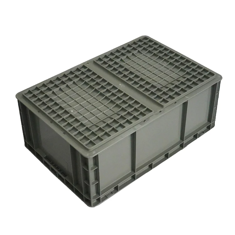 Large Size Stackable Moving Container Euro Standard Plastic Box For Workshop Use