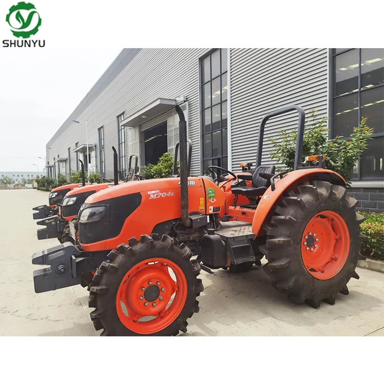 Used kubota M704K 70HP farm tractor for sale