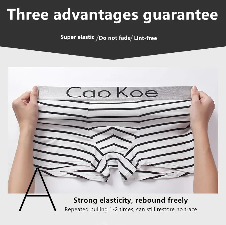Оптовая продажа, в наличии, мужское нижнее белье с логотипом под заказ, классические трусы-боксеры из полиэстера, мужские Базовые боксеры, Трусы в полоску