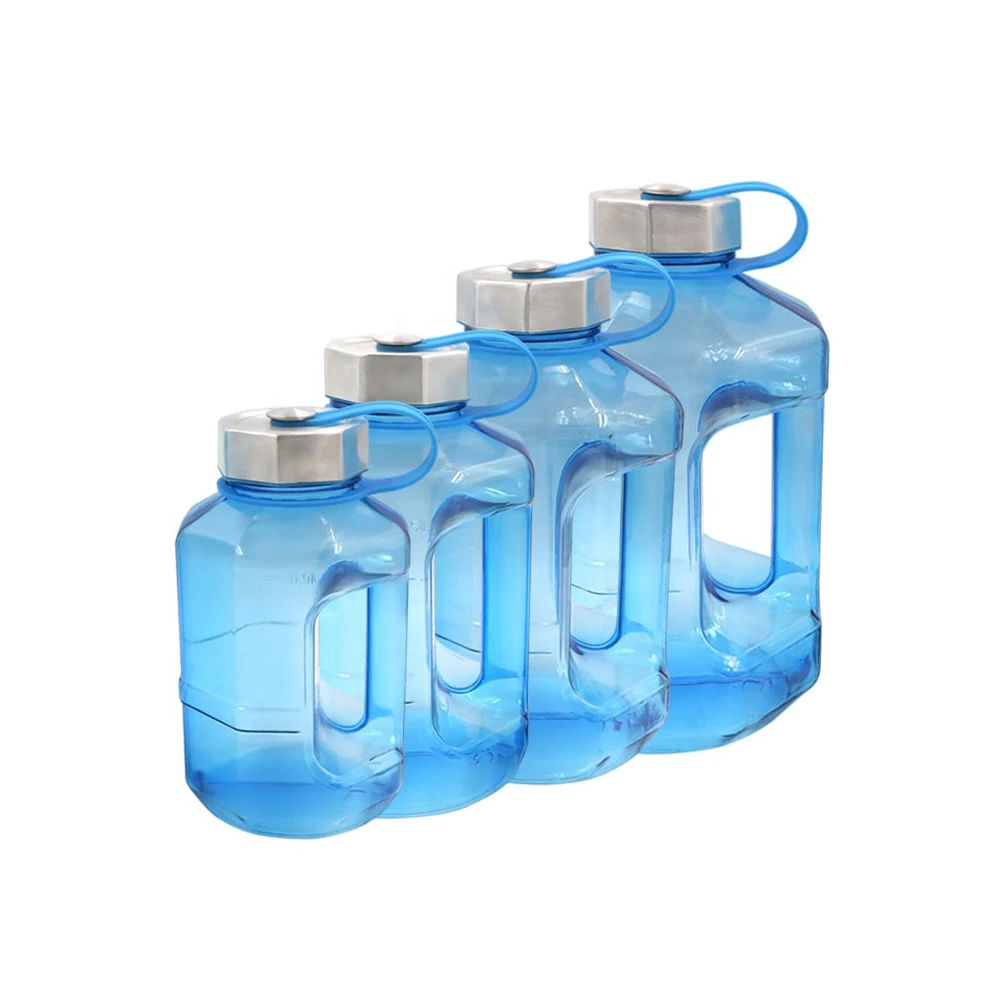 
Real best selling 2.2L portable outdoor durable using water bottle gallon plastic jug with handle 
