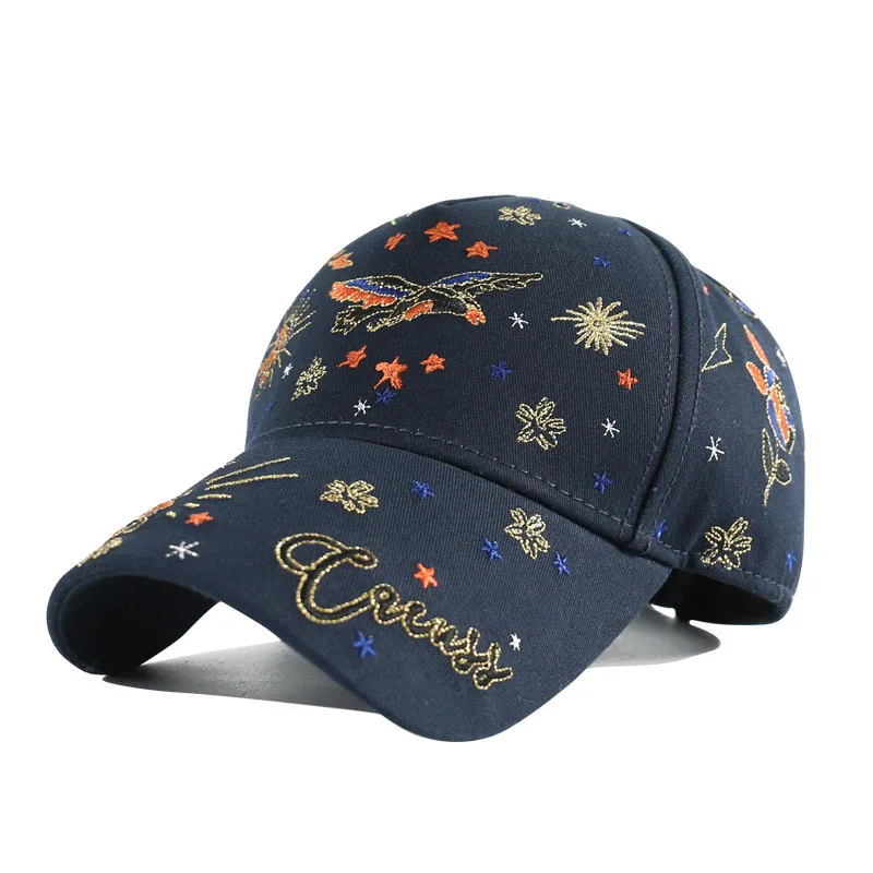 Baseball Cap CACUSS Summer Fashion Brand Chinese Style Three-Dimensional Embroidery Casual Cap