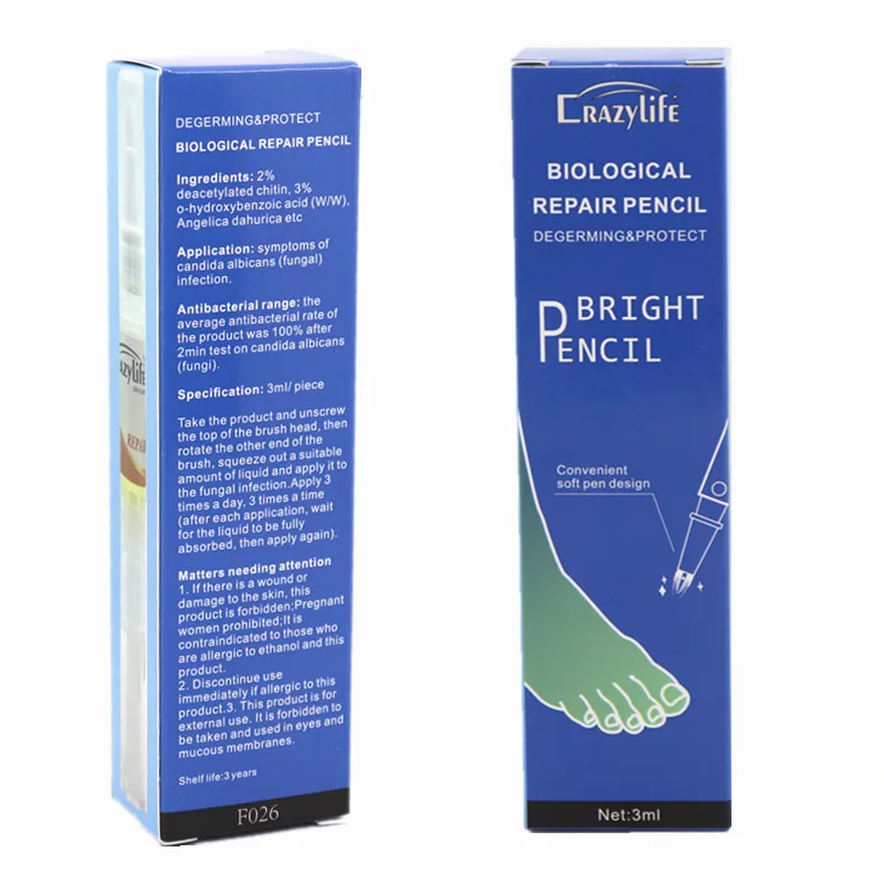 Nail Repair Anti Fungal Treatment Nail Pen Onychomycosis Paronychia Infection Toe Finger Nail Nutrition Health OEM