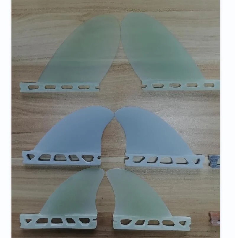 Waterplay Surfing Fiberglass Surfboard Side Fins Longboard Wakeboard Small Twin Tab / Single Tab Twin Fins