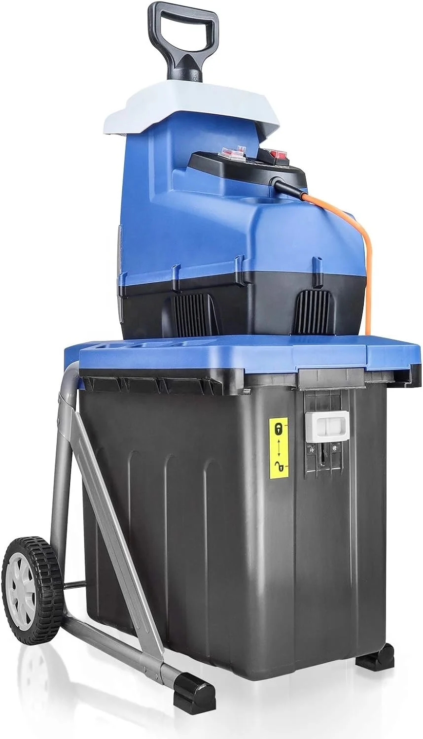 2800W Corded Electric Quiet Silent Garden Wood Chipper Shredder Machines Shredders