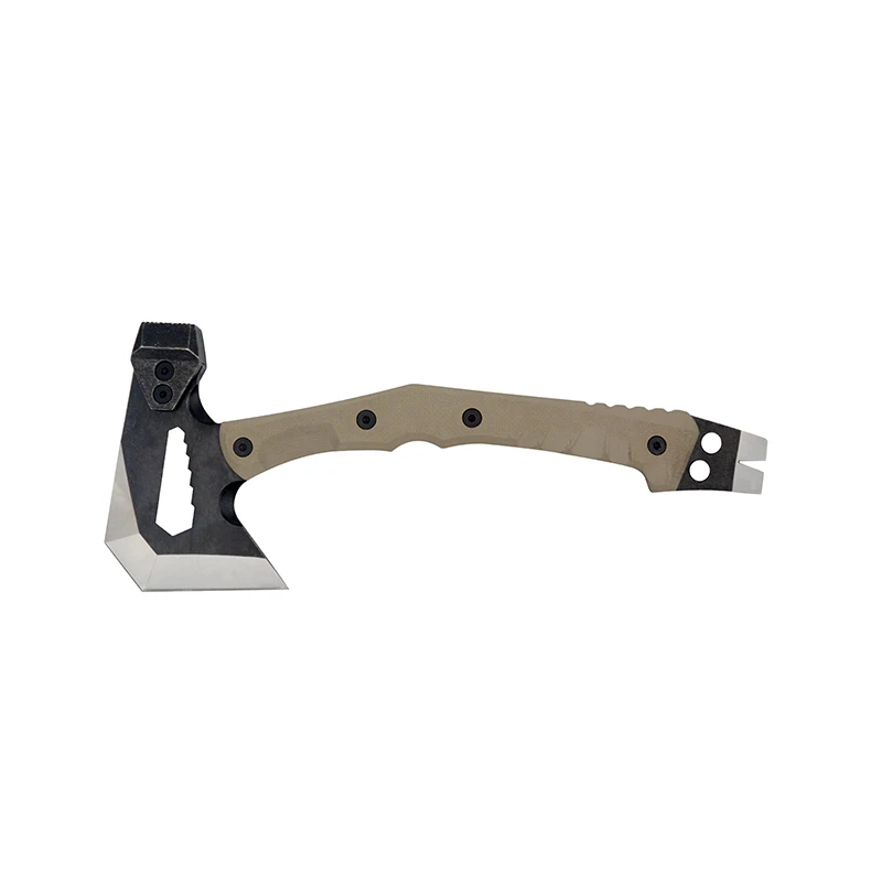 High quality camping multitool axe hatchet hammer self defense axe with g10 handle