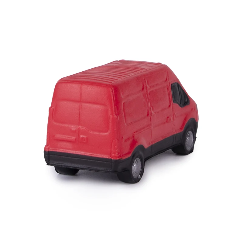 Van Car Shape Foam Balls Customized Foam Toy Ball PU Foam Stress Ball Toy