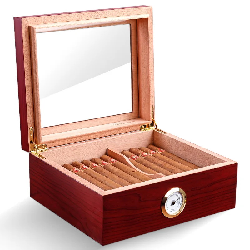 
hot sale Portable wooden cigar Case box for Cuba COHIBA Cigars and backwoods Cedar Wood for Travel 