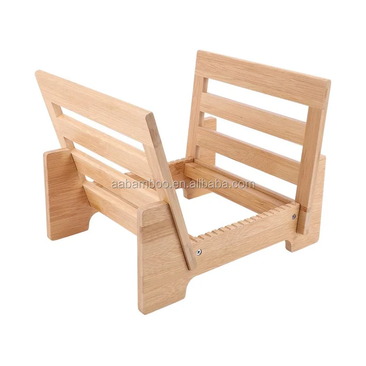 Album records holder bamboo lp record storage rack