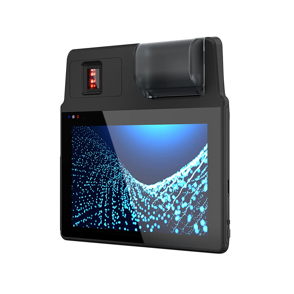 EKEMP 10,000mAh  8' Touch Screen Android Biometric Rugged Tablet IP65 Dual Iris/Fingerprint E-KYC Mobile Terminal Identity Unit