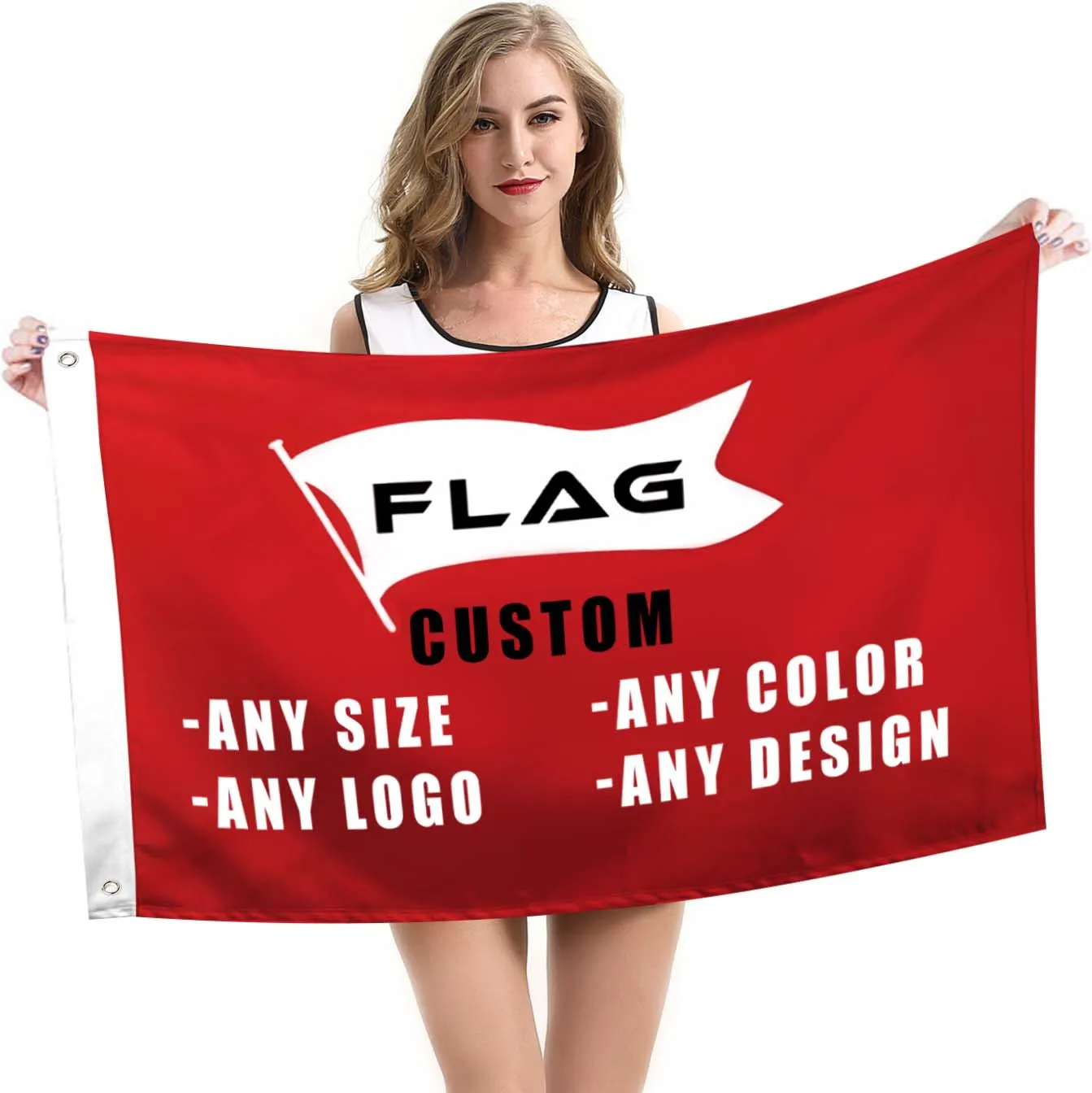 Factory Supply Personalized Banner 3x5 Free Design Logo Customized Advertising Digital Printed 3x5ft Custom Flags