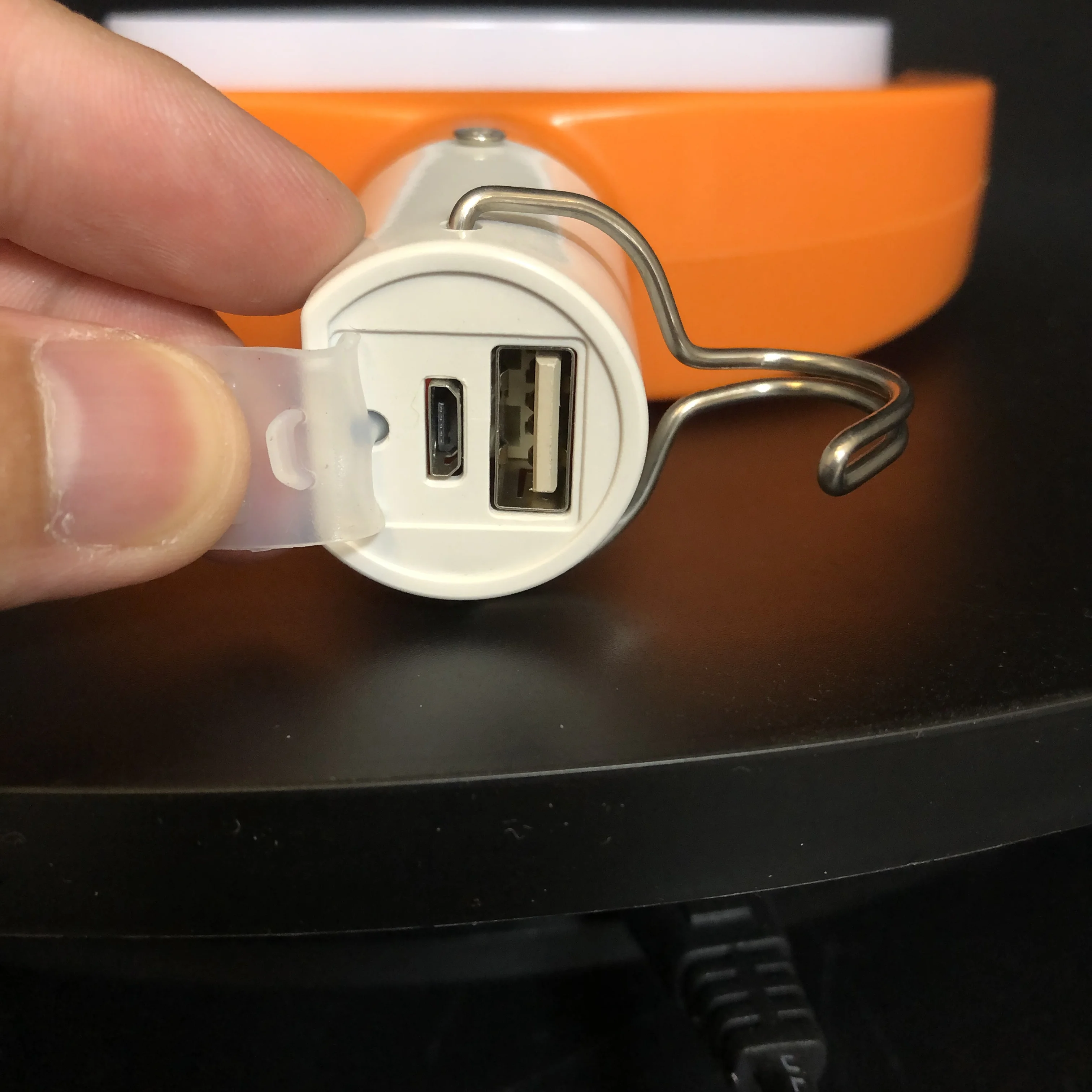 Rotary Fortune Coin Shape Solar Camping Tent Light Rechargeable Outdoor Waterproof Camping Lamp