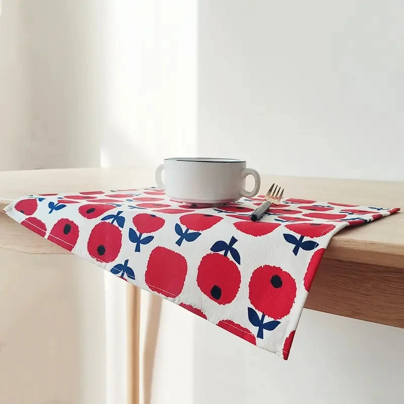 Home textile factory dish tablecloth and italy prints cotton tea towel set for kitchen
