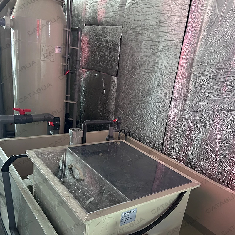 CATAQUA Container Ras System Equipment Crab Box Ras System Aquaculture Equipment For Indoor Fish Farm