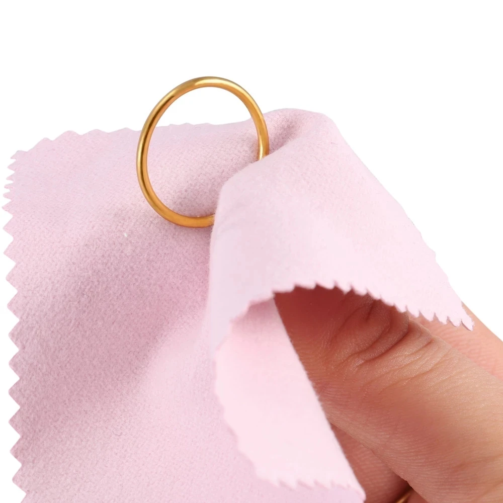 Polish Package Cleaning of Jewelry Printing Logo Silver Polishing Cleaning Cloth Wiping of Gold Tools Towel