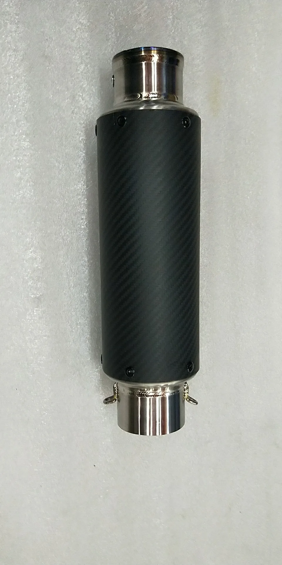 Round Shape Titanium Universal Motorcycle Exhaust Modified Muffler Pipe For most Motorcycles SC Exhaust