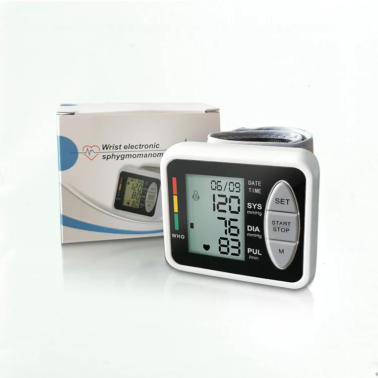 
Automatic smart wrist digital Blood Pressure Monitor wrist in home 