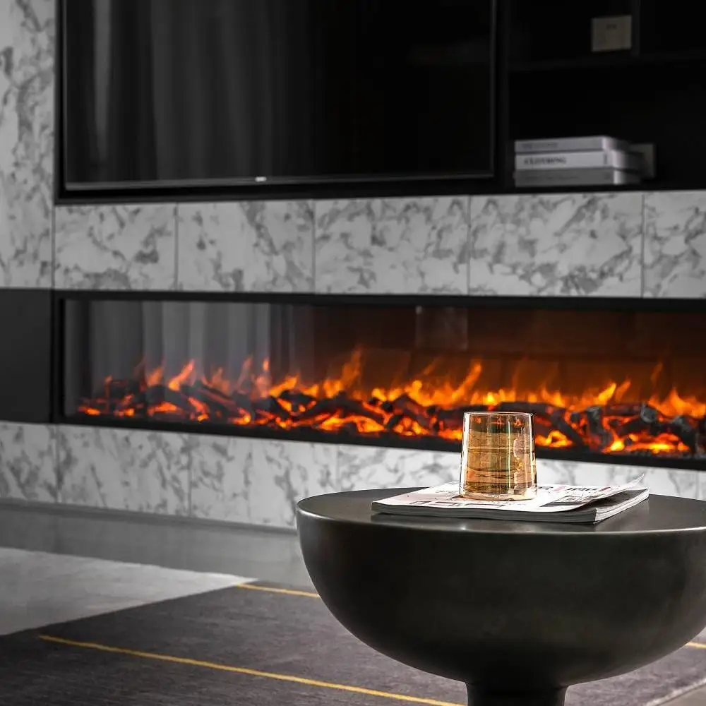 70 inch 80 inch 7 Colors Changing Decorative TV  Electric Fireplace