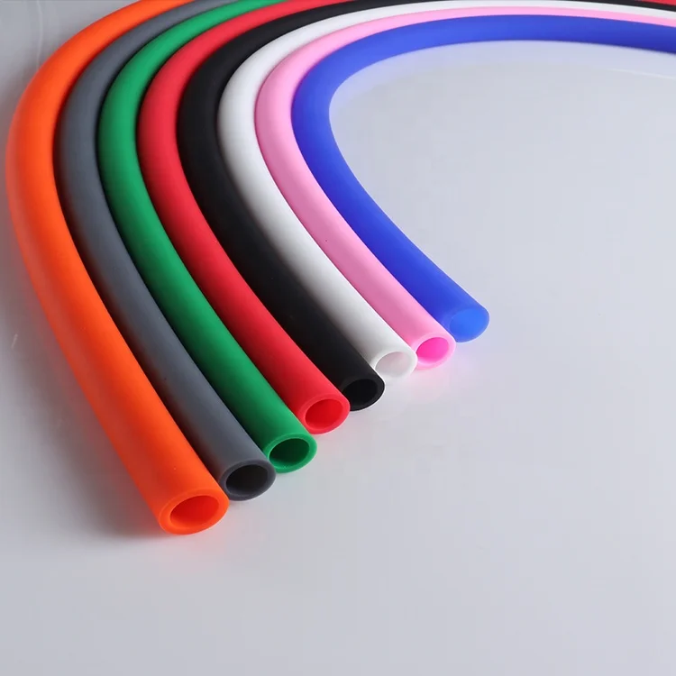 Rectangular tube colored rubber high temperature hose silicone tubing