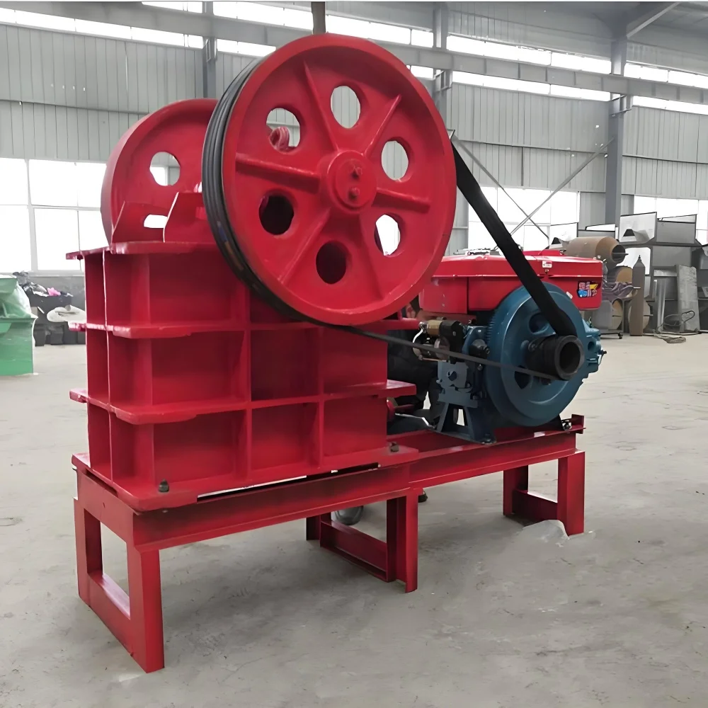 Diesel version rock jaw crusher