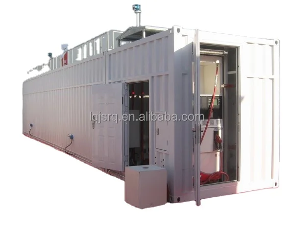 40 feet mobile container petrol fuel filling station for sale