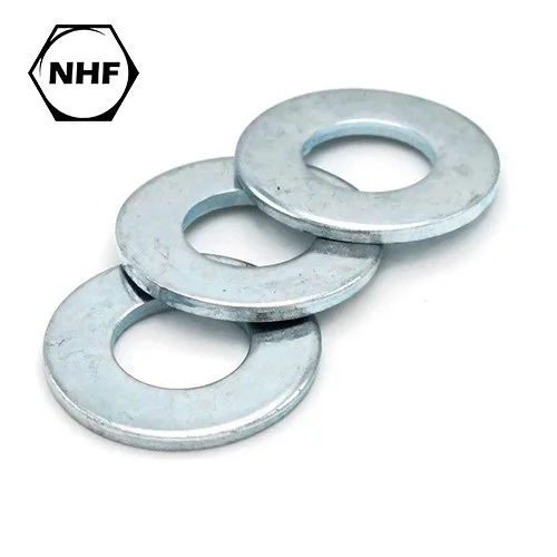 Ningbo Factory Wholesale Flat Washers DIN 125A/ISO 7089/SAE/USS Increase Strength Prevent Loosening Customized Plain Black Zinc