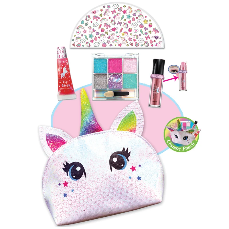 Детский макияж 2022 Детские ролевые игры светящиеся стильные переносные художественные тени для век